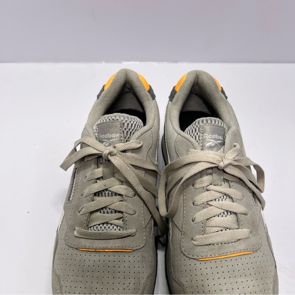 Reebok Harman Classic Comp Safety Toe Work Sneaker Womens Size 9 Gray Suede - Picture 3 of 9